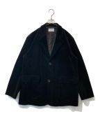 PORT BY ARKポートバイアーク）の古着「Corduroy Jacket PO12-J001」｜ブラック