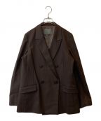 uncraveアンクレイヴ）の古着「CALENDERED TWILL JACKET JKUVNW0308 ジャケット」｜ブラウン