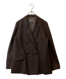 uncrave（アンクレイヴ）の古着「CALENDERED TWILL JACKET JKUVNW0308 ジャケット」｜ブラウン