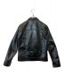 FINE CREEK LEATHERS (ファインクリークレザーズ) Leather Jacket”Lynchburg”　レザージャケット　 ブラック サイズ:38：120000円