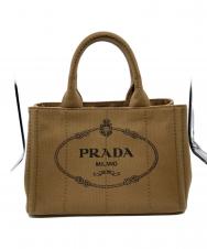 PRADA (プラダ) カナパトート　BN2642 ブラウン サイズ:記載なし