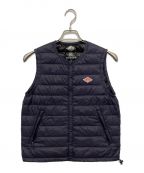 DANTONダントン）の古着「Crew Neck Inner Down Vest」｜ネイビー