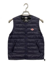 DANTON（ダントン）の古着「Crew Neck Inner Down Vest」｜ネイビー