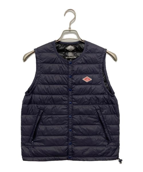 DANTON（ダントン）DANTON (ダントン) Crew Neck Inner Down Vest ネイビー サイズ:34の古着・服飾アイテム