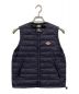 DANTON（ダントン）の古着「Crew Neck Inner Down Vest」｜ネイビー