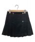 BOTTEGA VENETA（ボッテガベネタ）の古着「WOOL GABARDINE PLEATED SKIRT」｜ブラック