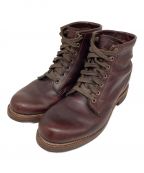 CHIPPEWAチペワ）の古着「6 PLAIN TOE SERVICE BOOTS」｜ブラウン