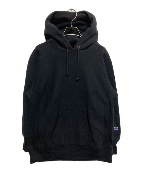 Champion REVERSE WEAVE（チャンピオン リバース ウィーブ）Champion REVERSE WEAVE (チャンピオンリバースウィーブ) パーカー ブラック サイズ:Ⅿの古着・服飾アイテム