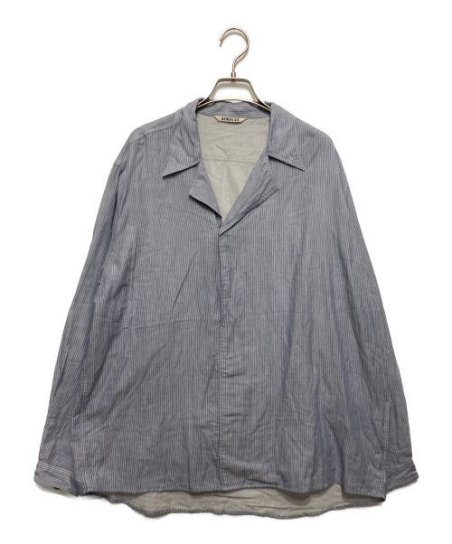 AURALEE（オーラリー）AURALEE (オーラリー) GIZA LIGHT WEIGHT DOUBLE-CLOTH P/O SHIRTS スカイブルー サイズ:SIZE4の古着・服飾アイテム