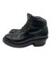 THE FLAT HEAD (ザ・フラットヘッド) MEDALLION LACEUP BOOTS ブラック サイズ:SIZE6.5：30000円