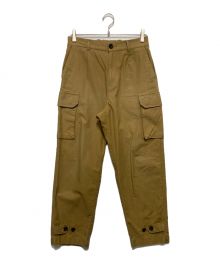 studio oribe（スタジオオリベ）の古着「WIDE FRENCH CARGO PANTS」｜ブラウン