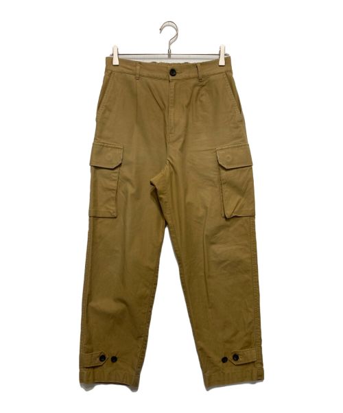 studio oribe（スタジオオリベ）STUDIO ORIBE (スタジオオリベ) WIDE FRENCH CARGO PANTS ブラウン サイズ:Ⅿの古着・服飾アイテム