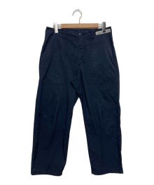 UNIVERSAL PRODUCTS.（ユニバーサルプロダクツ）の古着「WASHED NYLON FATIGUE PANTS」｜ネイビー