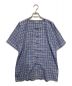 NAISSANCE（ネサーンズ）の古着「PLAID CHINESE BUTTONED SHIRT」｜スカイブルー