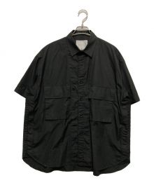 sacai（サカイ）の古着「Cotton Poplin Shirt(コットンポプリンシャツ)」｜ブラック