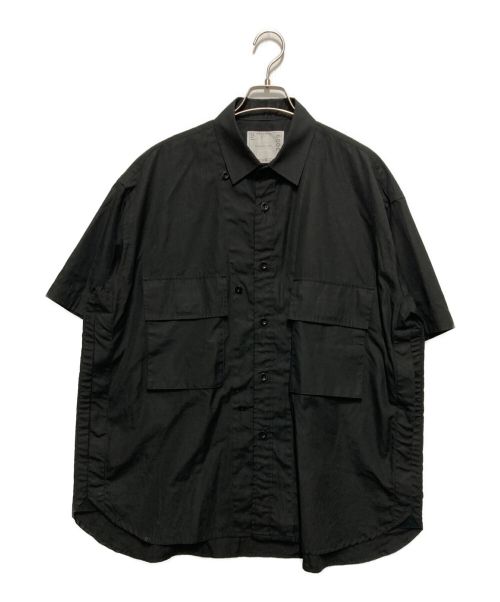 sacai（サカイ）sacai (サカイ) Cotton Poplin Shirt(コットンポプリンシャツ) ブラック サイズ:SIZE2の古着・服飾アイテム