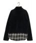 COMME des GARCONS HOMME (コムデギャルソン オム) ウール切替ニット ブラック サイズ:Ⅿ：13800円