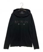 BALMAINバルマン）の古着「パーカー」｜ブラック