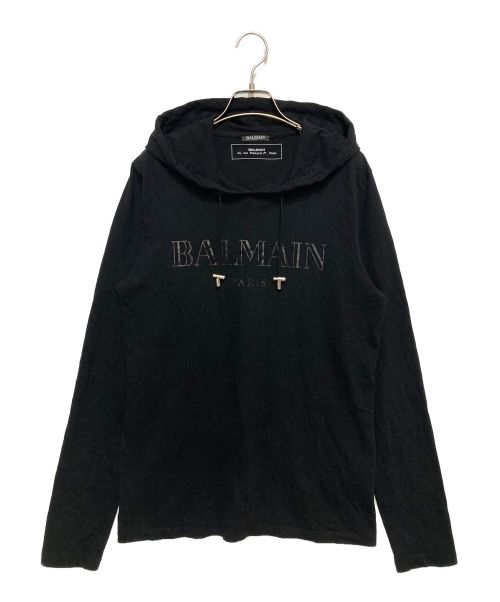 BALMAIN（バルマン）BALMAIN (バルマン) パーカー ブラック サイズ:Ⅿの古着・服飾アイテム