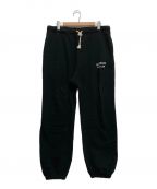 R&D.M.Co-OLDMAN'S TAILORオールドマンズテイラー）の古着「OMT PRINT SWEAT PANTS」｜ブラック