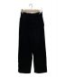 ENFOLD (エンフォルド) TAPERED WIDE－PANTS ブラック サイズ:SIZE36：12800円