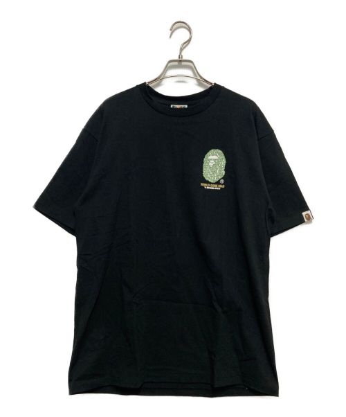 A BATHING APE（アベイシングエイプ）A BATHING APE (ア ベイシング エイプ) プリントTシャツ ブラック サイズ:XLの古着・服飾アイテム