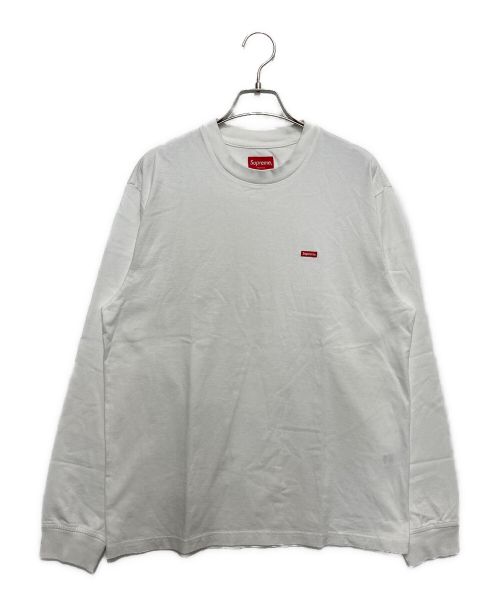 SUPREME（シュプリーム）SUPREME (シュプリーム) Small Box L/S Tee ホワイト サイズ:Sの古着・服飾アイテム