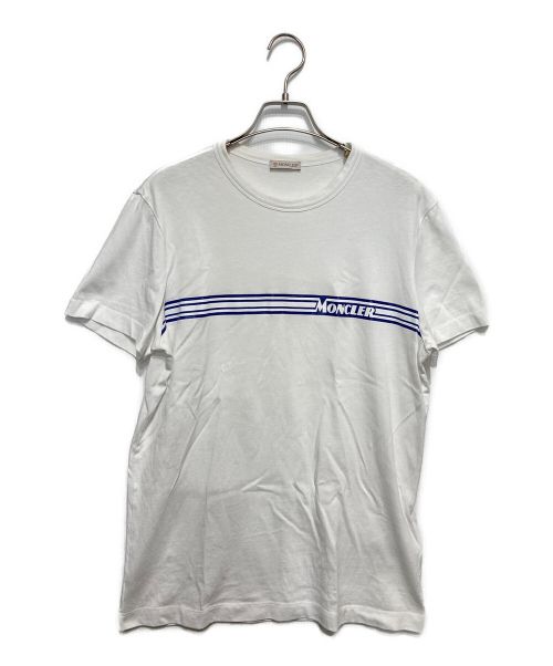 MONCLER（モンクレール）MONCLER (モンクレール) MAGLIA T-SHIRT ホワイト サイズ:Mの古着・服飾アイテム