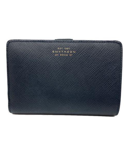 SMYTHSON（スマイソン）SMYTHSON (スマイソン) 2つ折り財布 グレーの古着・服飾アイテム