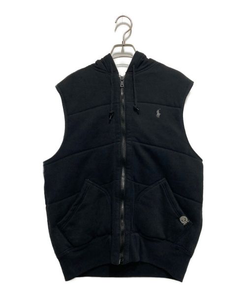 POLO RALPH LAUREN（ポロ・ラルフローレン）POLO RALPH LAUREN (ポロ・ラルフローレン) LOFT2 SWEAT VEST ブラック サイズ:Ⅿの古着・服飾アイテム