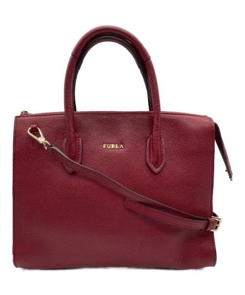 FURLA（フルラ）FURLA (フルラ) 2WAYバッグ レッドの古着・服飾アイテム