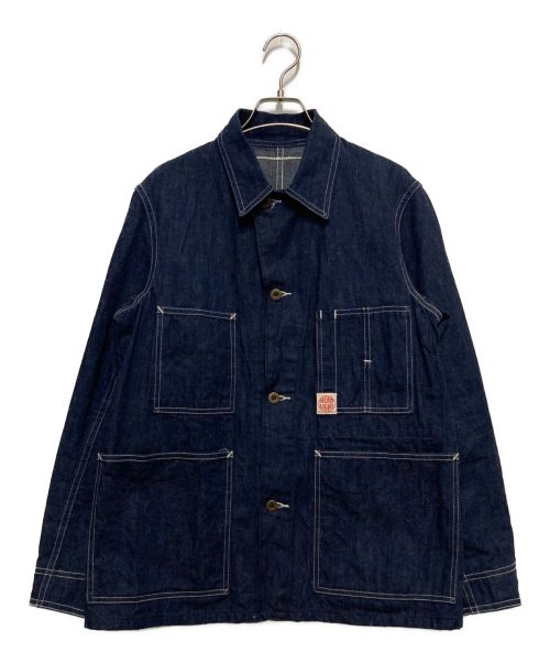 HEADLIGHT（ヘッドライト）HEADLIGHT (ヘッドライト) 10oz. BLUE DENIM WW II WORK COAT インディゴ サイズ:不明の古着・服飾アイテム