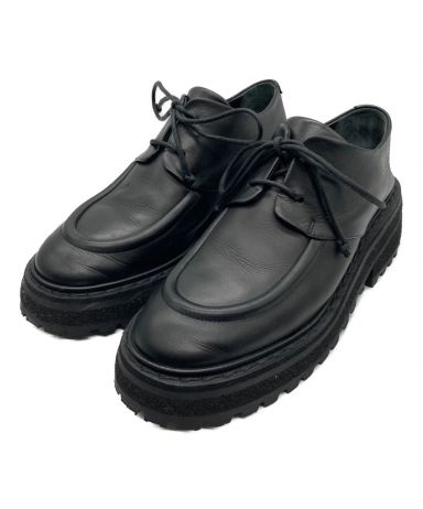 【中古・古着通販】marsell (マルセル) Black Lace-Up Shoes 