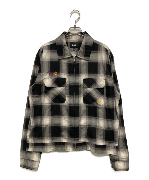 HUF（ハフ）HUF (ハフ) SUN GUY HOMBRE PLAID L/S SHIRT ブラック サイズ:Sの古着・服飾アイテム