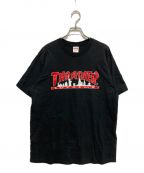 SUPREME×THRASHERシュプリーム×スラッシャー）の古着「Skyline Tee」｜ブラック