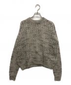 Acne studiosアクネ ストゥディオス）の古着「Open Knit Sweater」｜グレー