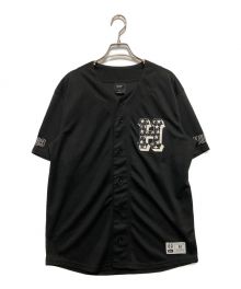 HUF（ハフ）の古着「H-STAR BASEBALL SHIRT　KN00445」｜ブラック