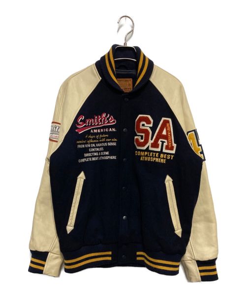 SMITH'S AMERICAN（スミスアメリカン）SMITH'S AMERICAN (スミスアメリカン) スタジャン ネイビー サイズ:不明の古着・服飾アイテム