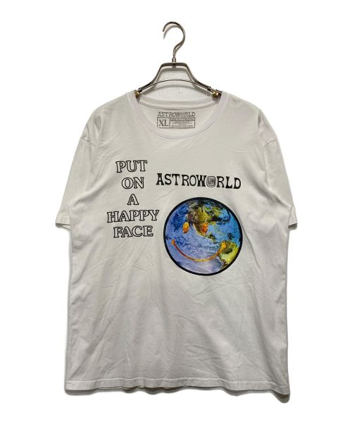 Astroworld（アストロワールド）Astroworld (アストロワールド) プリントTシャツ ホワイト サイズ:XLの古着・服飾アイテム