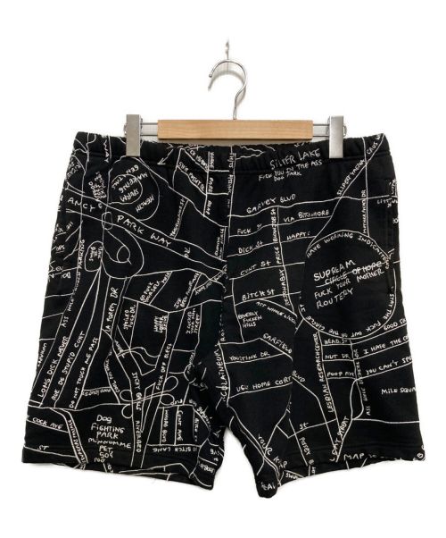 SUPREME（シュプリーム）Supreme (シュプリーム) GONZ MAP SHORT ブラック サイズ:Lの古着・服飾アイテム