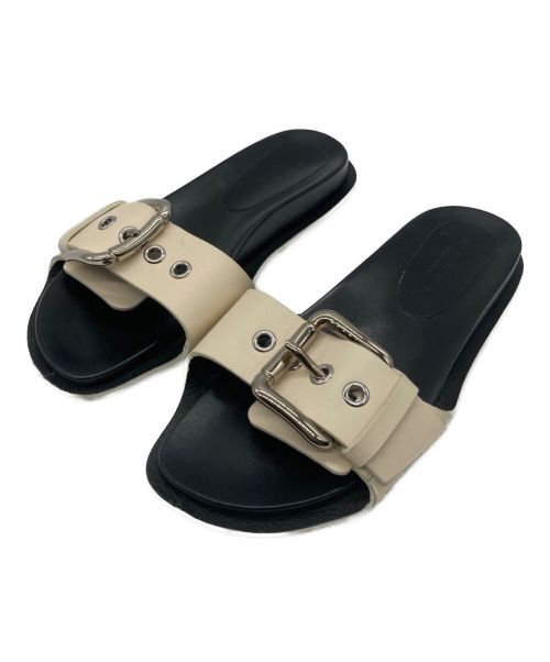 MARNI（マルニ）MARNI (マルニ) LEATHER FLIP FLOPS ベージュ サイズ:SIZE37の古着・服飾アイテム