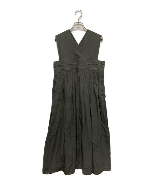 HYKE（ハイク）HYKE (ハイク) LINEN MAXI DRESS カーキ サイズ:不明の古着・服飾アイテム