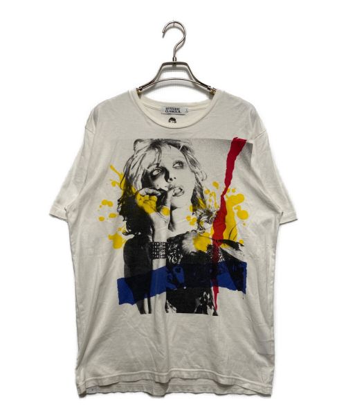 Hysteric Glamour（ヒステリックグラマー）Hysteric Glamour (ヒステリックグラマー) コートニーラブ プリント カットソー ホワイト サイズ:Lの古着・服飾アイテム