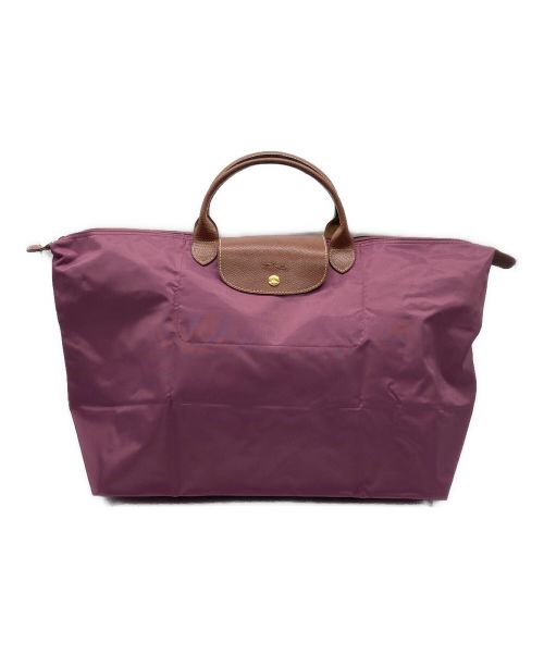 LONGCHAMP（ロンシャン）LONGCHAMP (ロンシャン) ルプリアージュトートバッグ パープルの古着・服飾アイテム