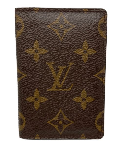 LOUIS VUITTON（ルイ ヴィトン）LOUIS VUITTON (ルイ ヴィトン) 名刺入れ ブラウンの古着・服飾アイテム