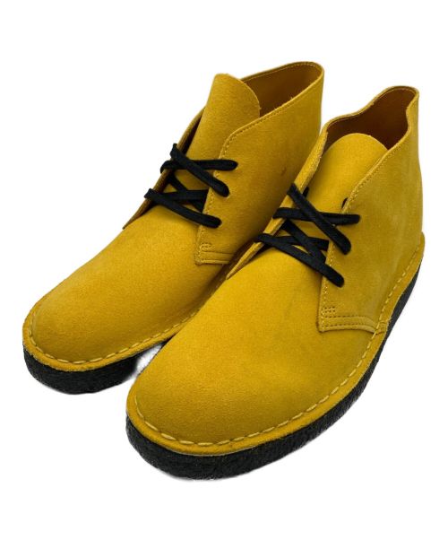 CLARKS（クラークス）CLARKS (クラークス) チャッカーブーツ イエロー サイズ:26㎝の古着・服飾アイテム