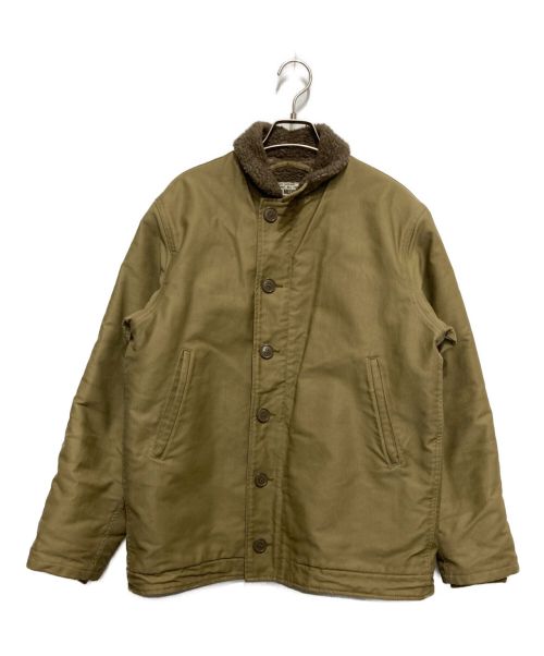 NAVY DEPARTMENT（ネイビーデパートメント）NAVY DEPARTMENT (ネイビーデパートメント) N1デッキジャケット カーキ サイズ:Mの古着・服飾アイテム