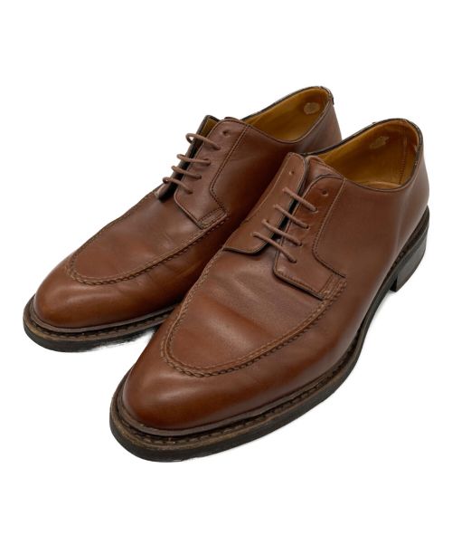 PARABOOT（パラブーツ）PARABOOT (パラブーツ) BROOKS BROTHERS (ブルックスブラザーズ) Uチップシューズ ブラウン サイズ:SIZE9の古着・服飾アイテム