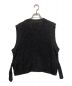 MHL (エムエイチエル) VINTAGE COTTON LINEN WOMENS VEST　595-0161503 ブラック サイズ:SIZE2：5800円