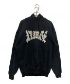 X-LARGEエクストララージ）の古着「ARC LOGO PULLOVER HOODED SWEAT」｜ブラック